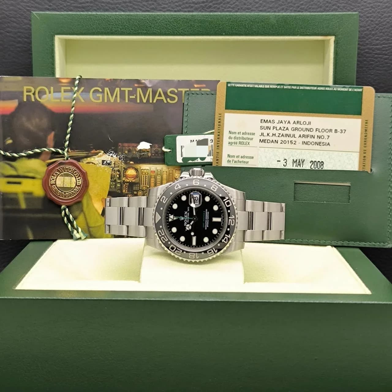 Thumb GMT-Master II Stainless Steel / LN