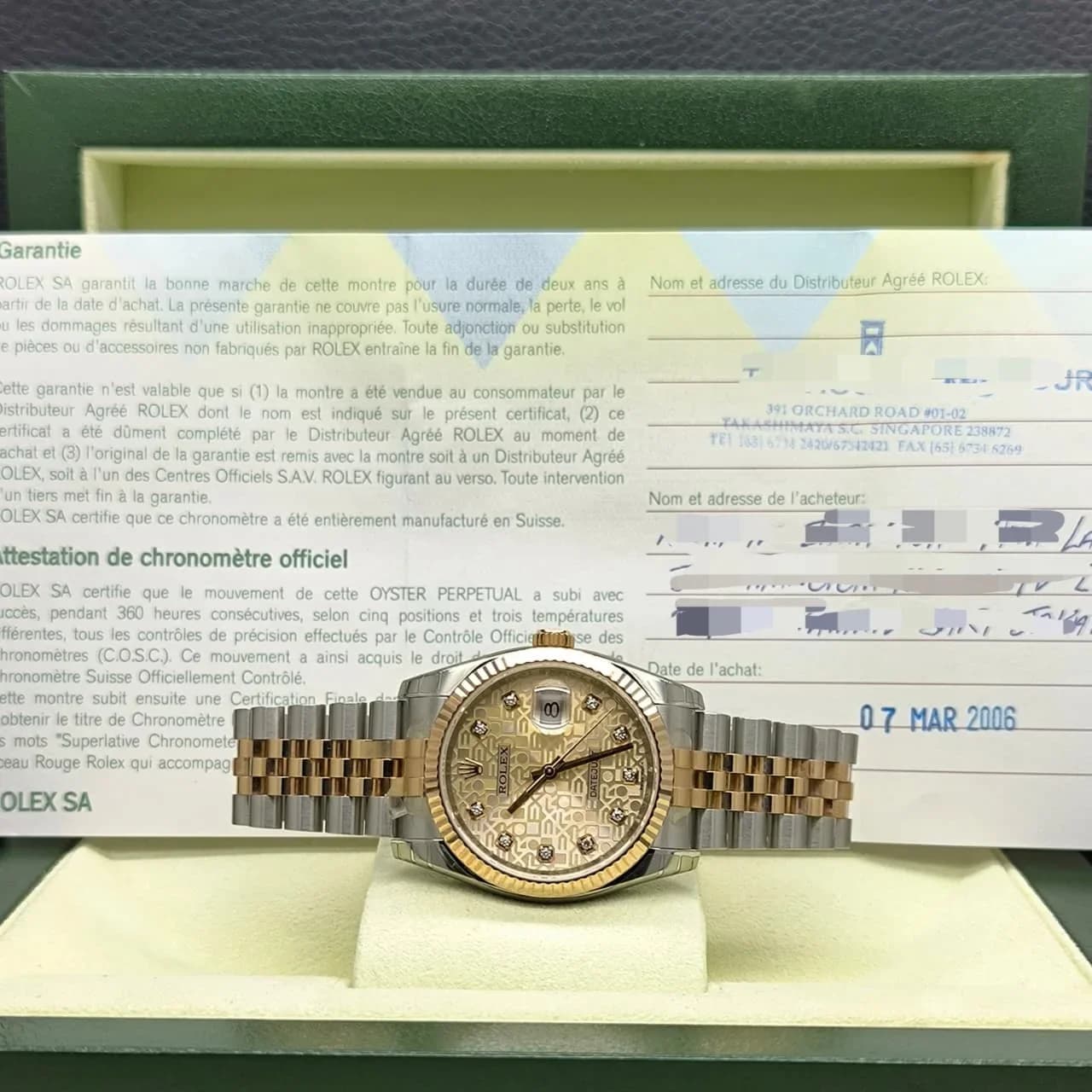 Thumb Datejust 36 Rolesor Everose Fluted / Jubilee / Silver Computer