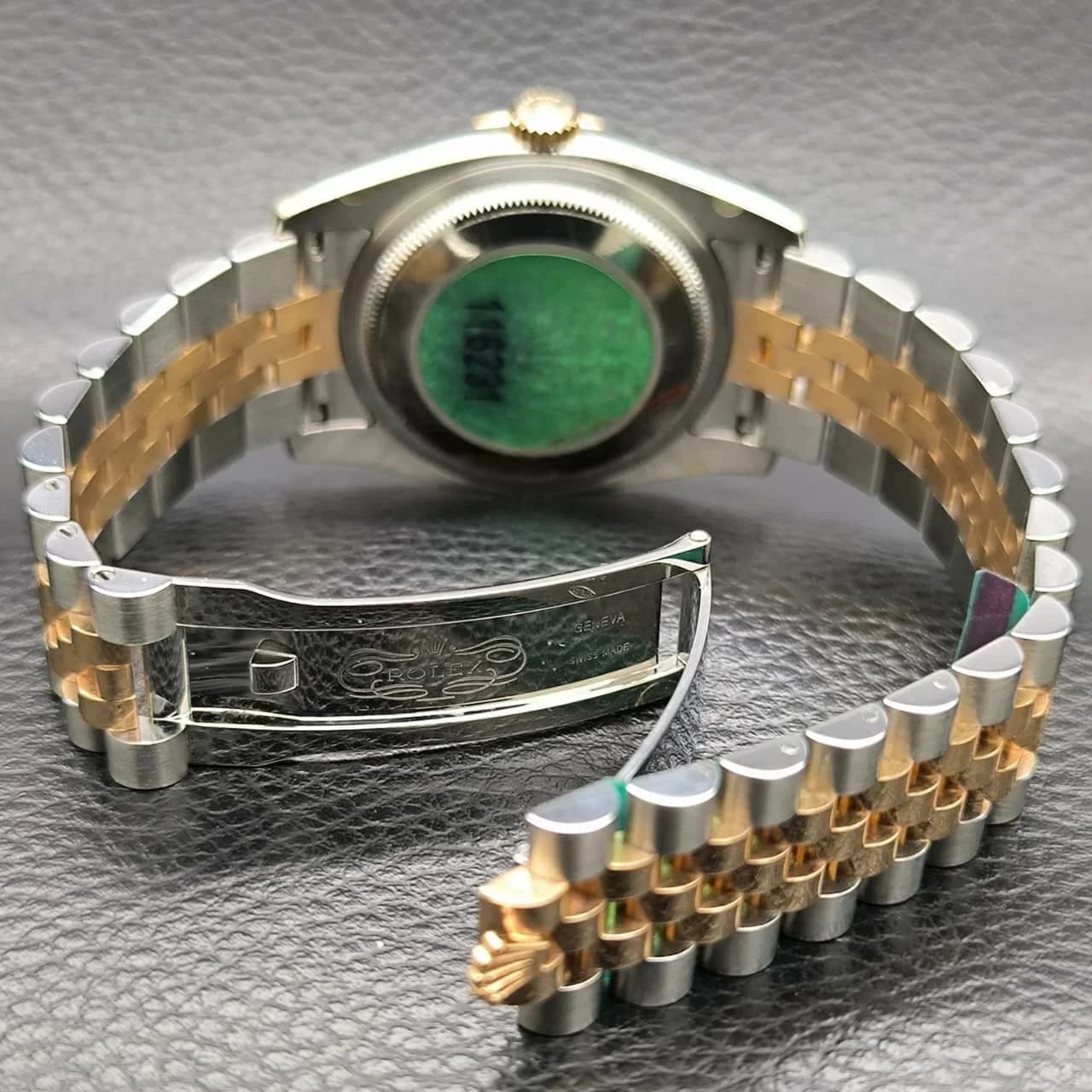 Thumb Datejust 36 Rolesor Everose Fluted / Jubilee / Silver Computer