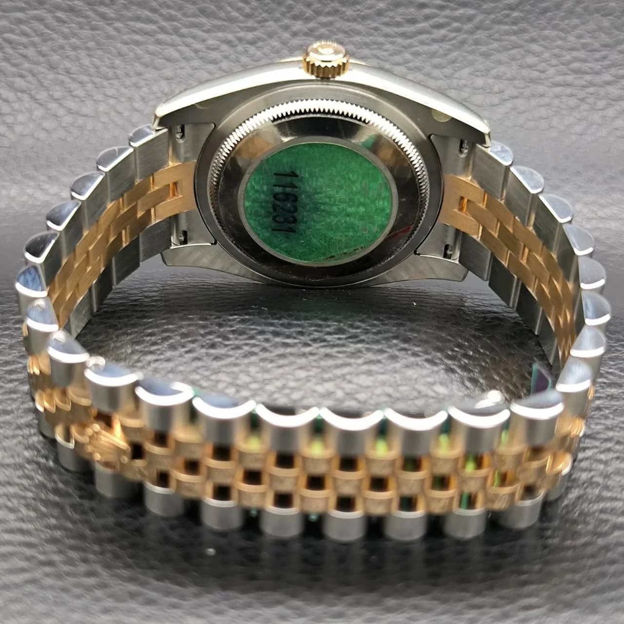 Thumb Datejust 36 Rolesor Everose Fluted / Jubilee / Silver Computer