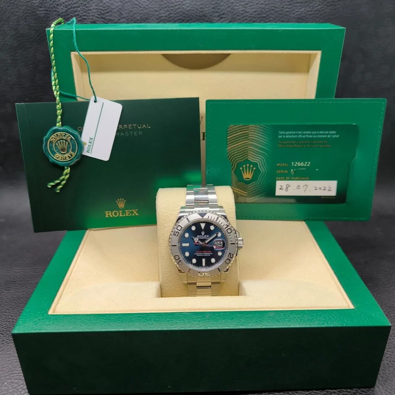 Thumb Yacht-Master 40 Rolesium / Blue
