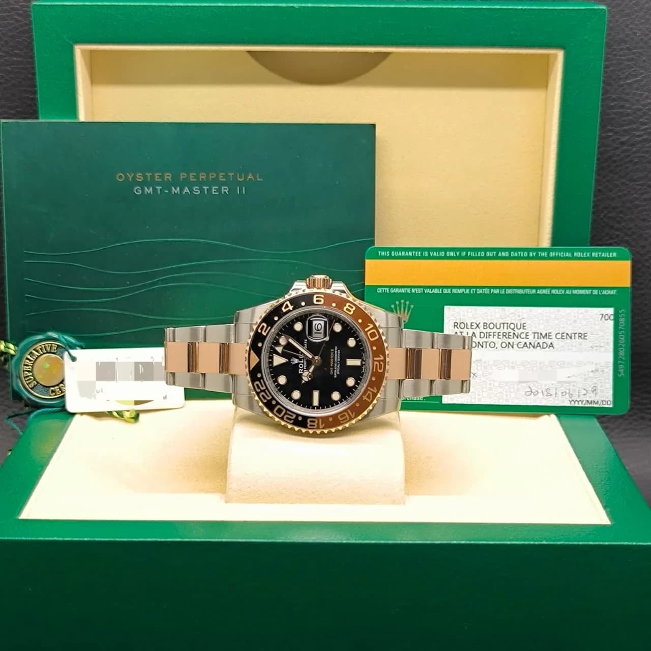 Thumb GMT-Master II Stainless Steel / Everose / CHNR / Oyster