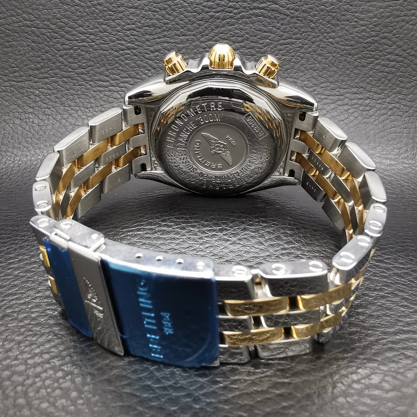 Thumb Chronomat Evolution Stainless Steel / Yellow Gold / Blue