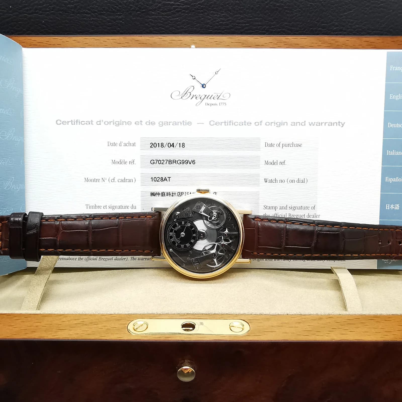 Thumb Tradition 7057 Rose Gold / Black