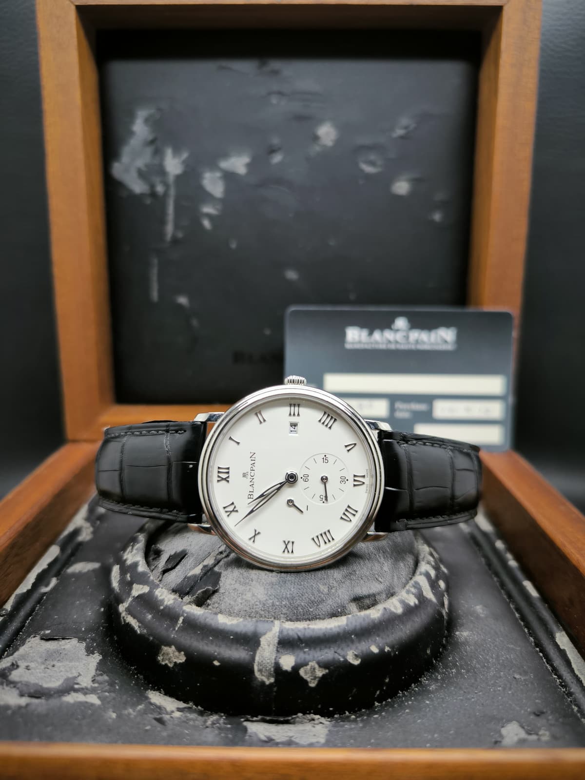 Thumb Villeret Ultraplate Power Reserve Date Stainless Steel / White