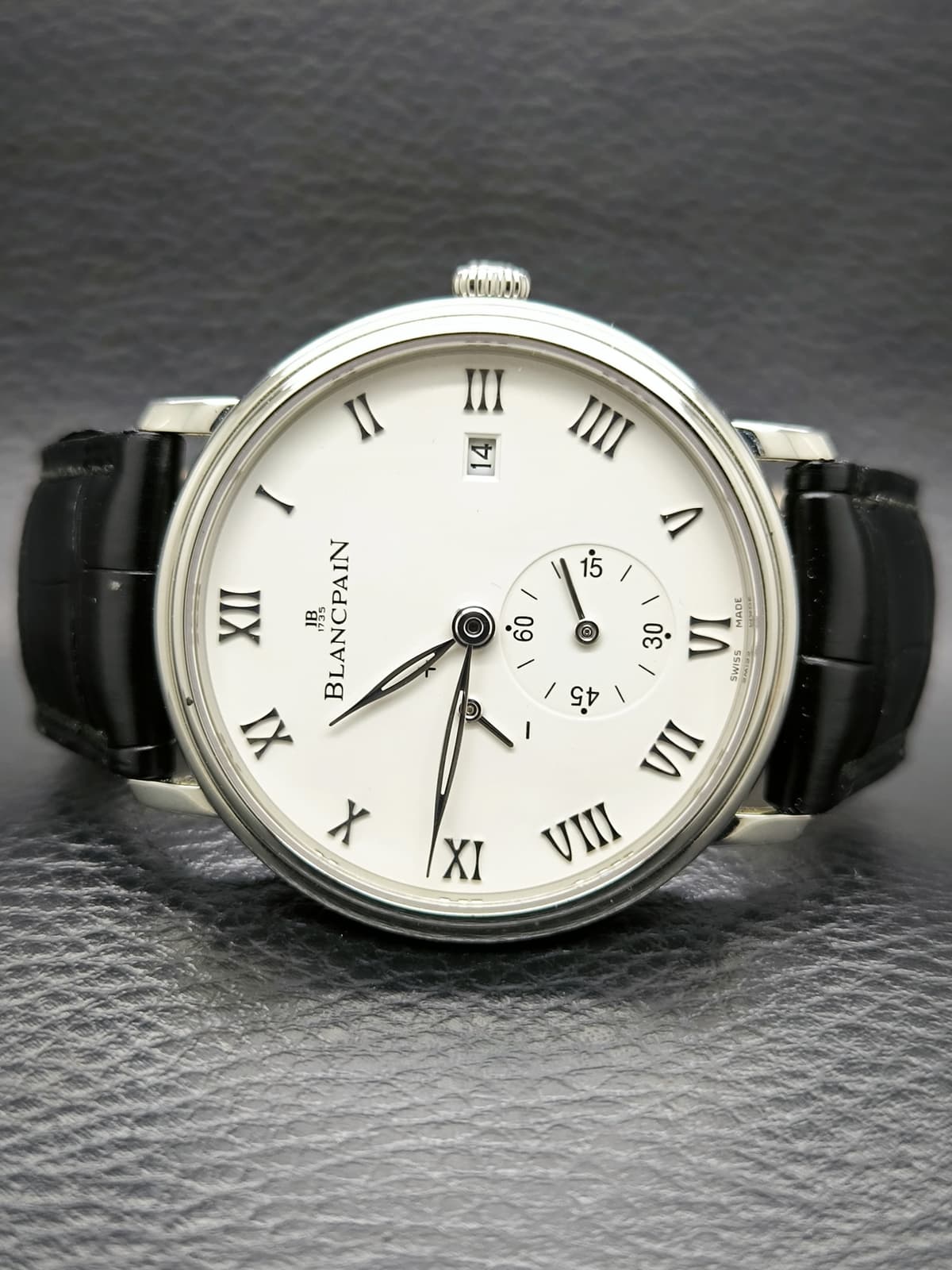 Thumb Villeret Ultraplate Power Reserve Date Stainless Steel / White