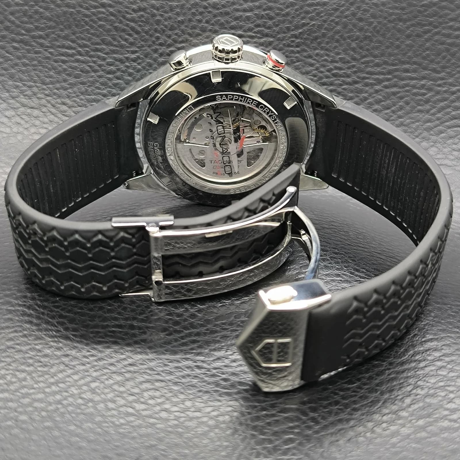 Thumb Carrera Calibre 16 Day Date 43 Stainless Steel / Grey / Monaco Grand Prix