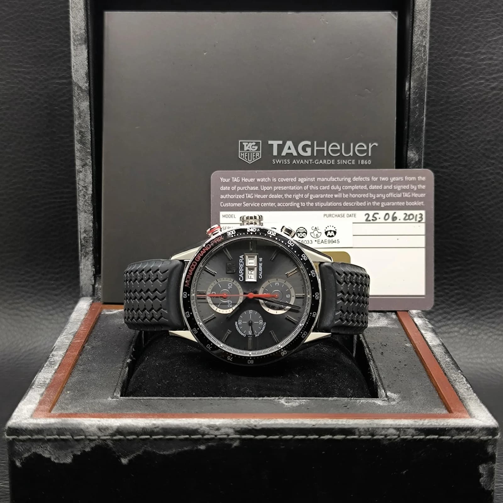 Thumb Carrera Calibre 16 Day Date 43 Stainless Steel / Grey / Monaco Grand Prix