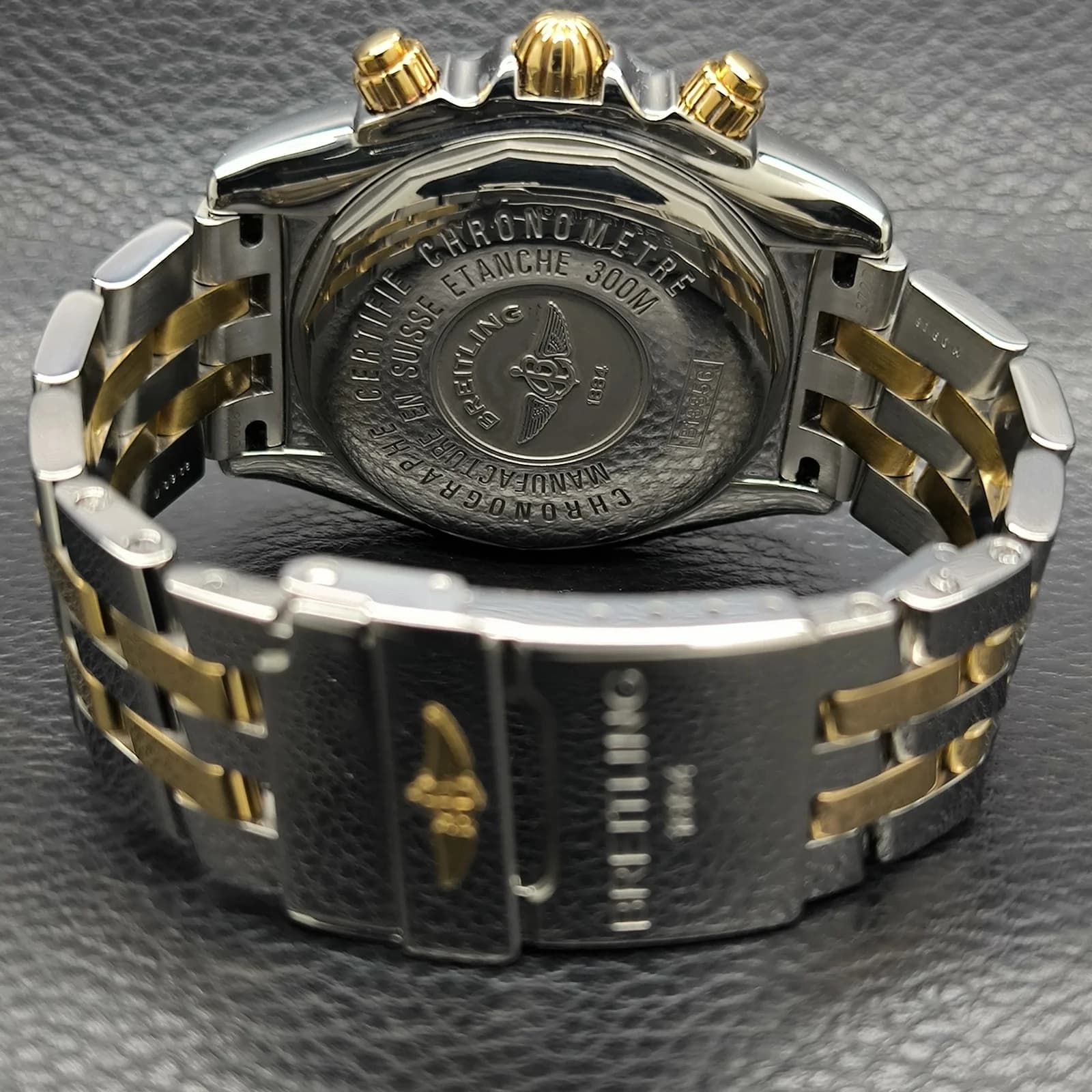 Thumb Chronomat Evolution Stainless Steel / Yellow Gold / Blue