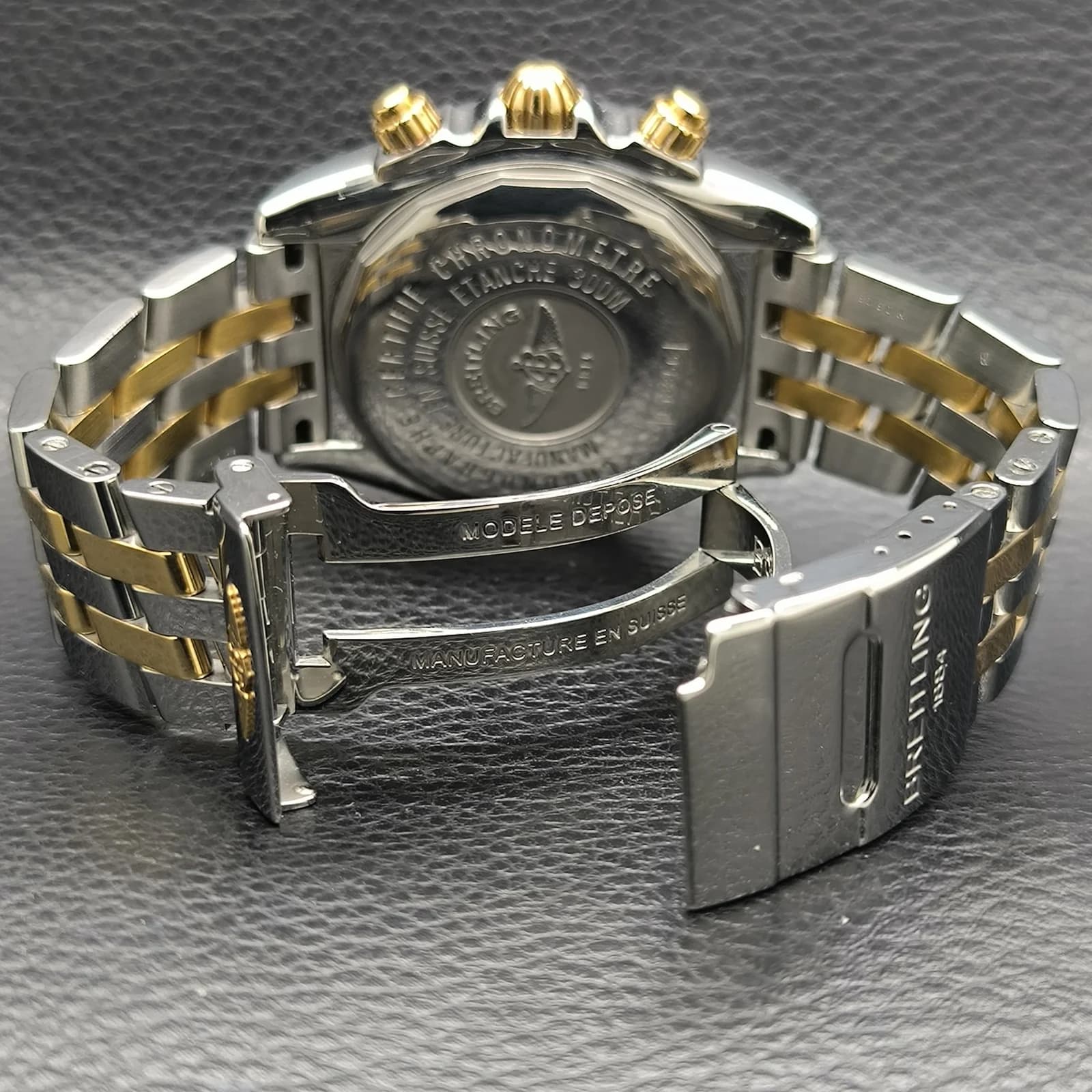 Thumb Chronomat Evolution Stainless Steel / Yellow Gold / Blue