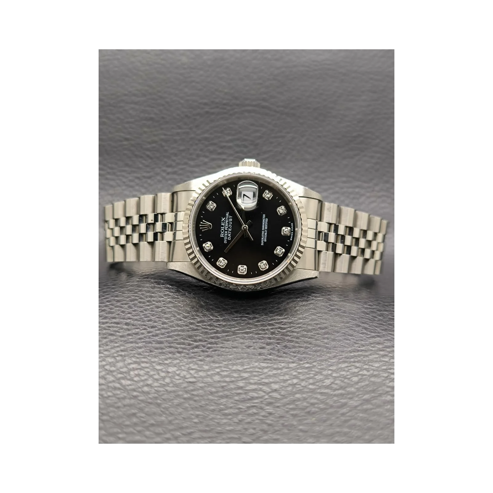 Thumb Datejust 36 16234 Steel / Black / Stick / Jubilee