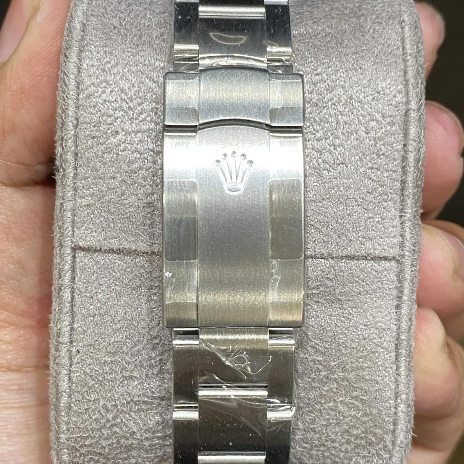 Thumb Oyster Perpetual 36 Stainless Steel / Lavender
