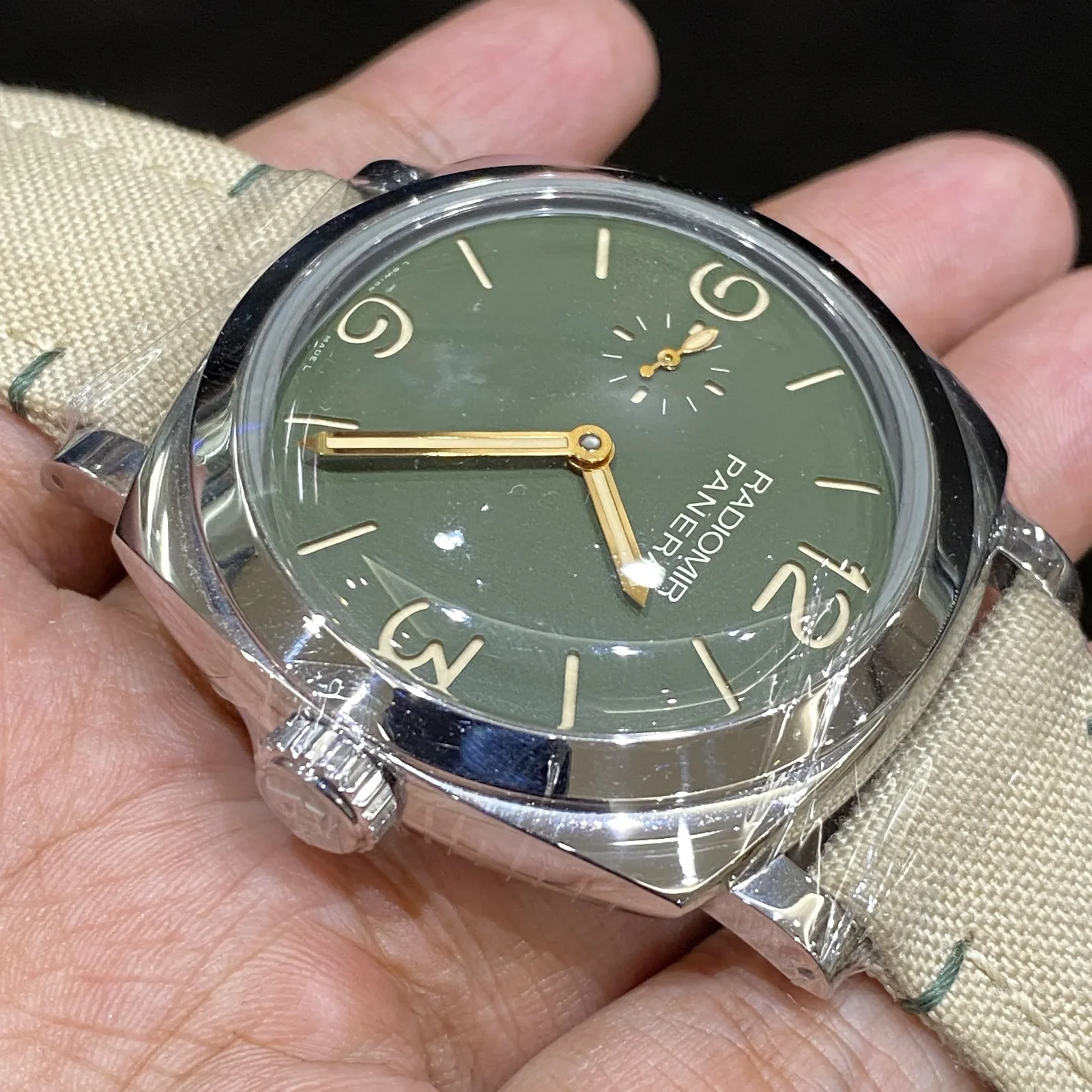 Thumb Radiomir 1940 45 3 Days Automatic Stainless Steel / Military Green