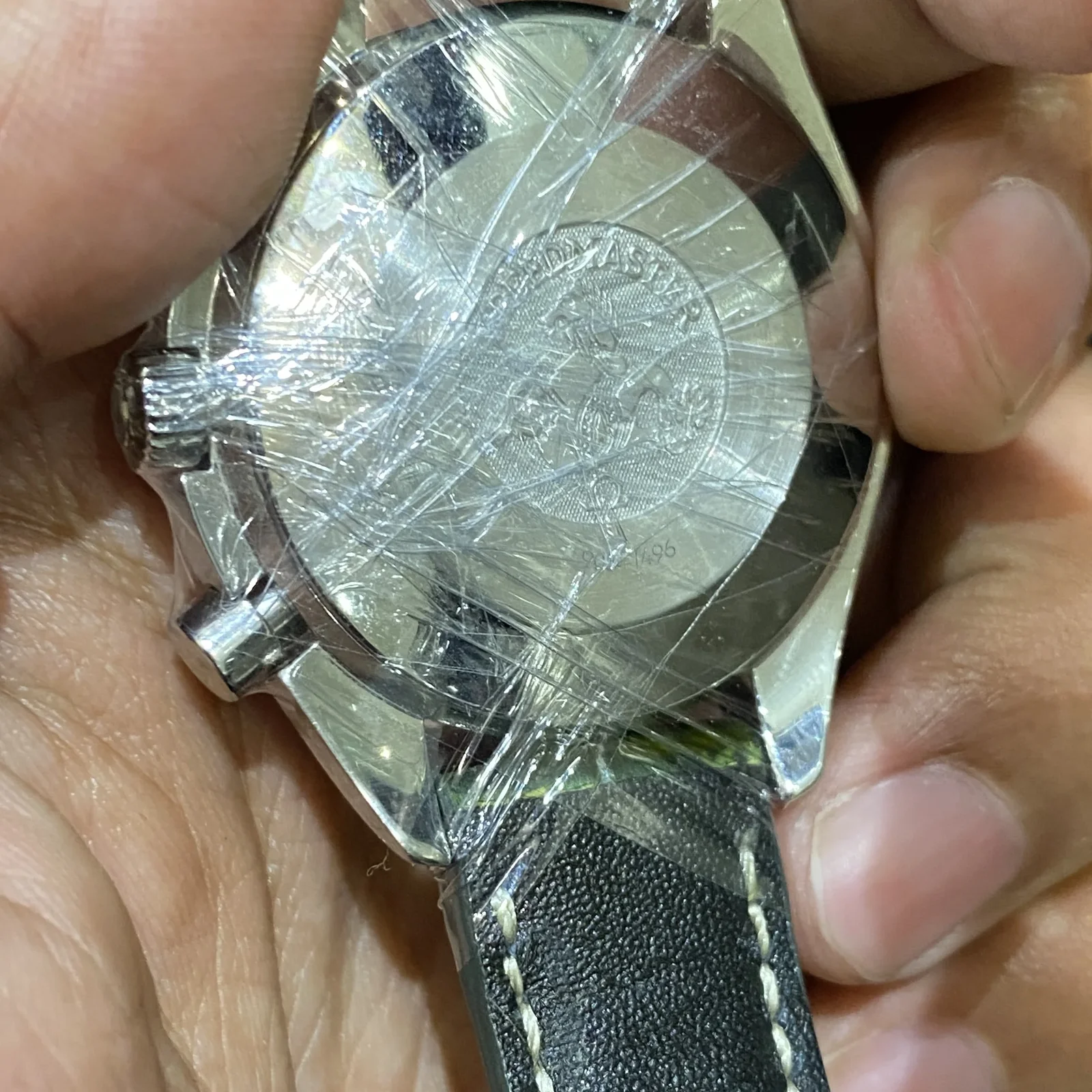 Thumb Speedmaster Reduced Ladies Stainless Steel / MOP / White
