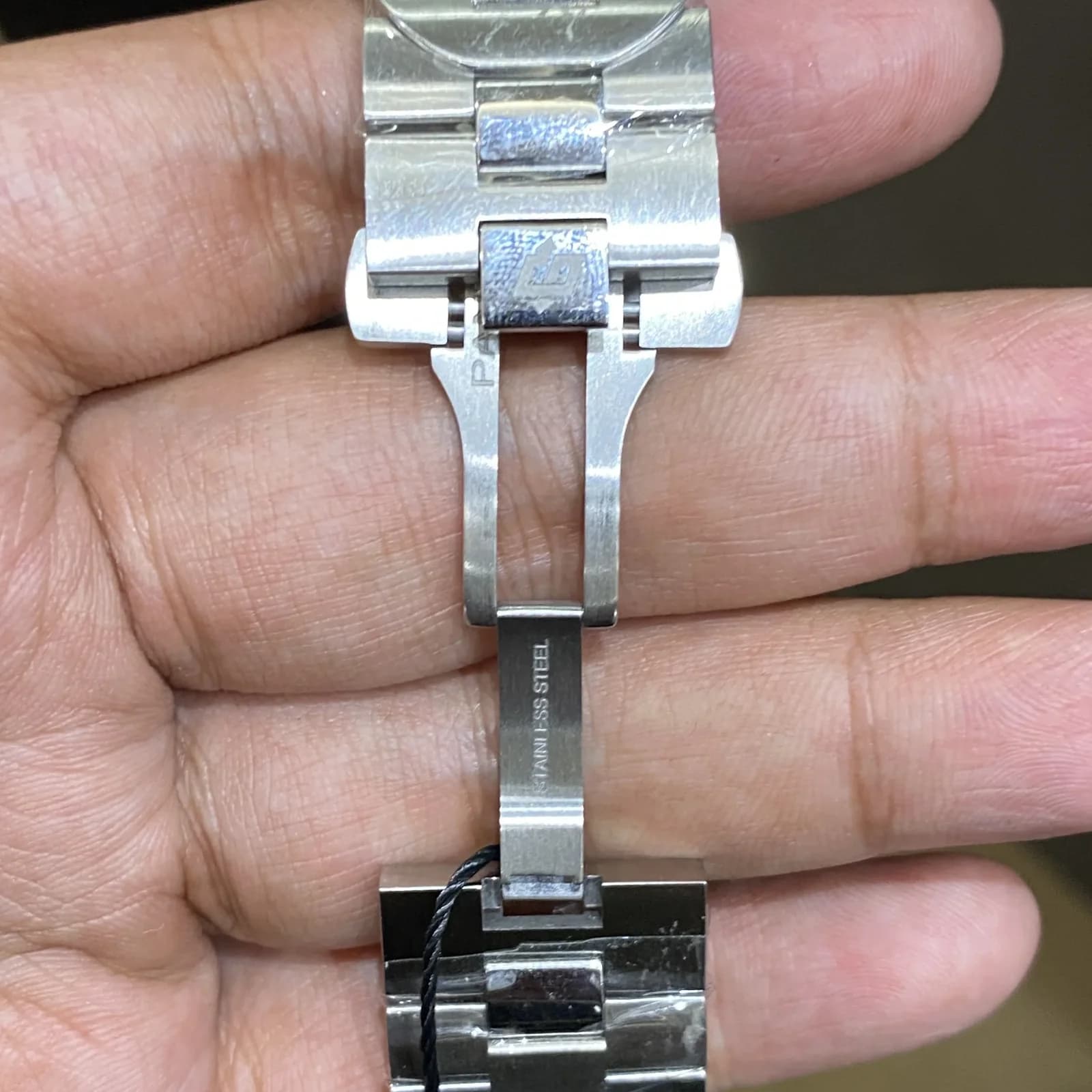 Thumb Luminor Due 38 Automatic Stainless Steel / Blue / Bracelet