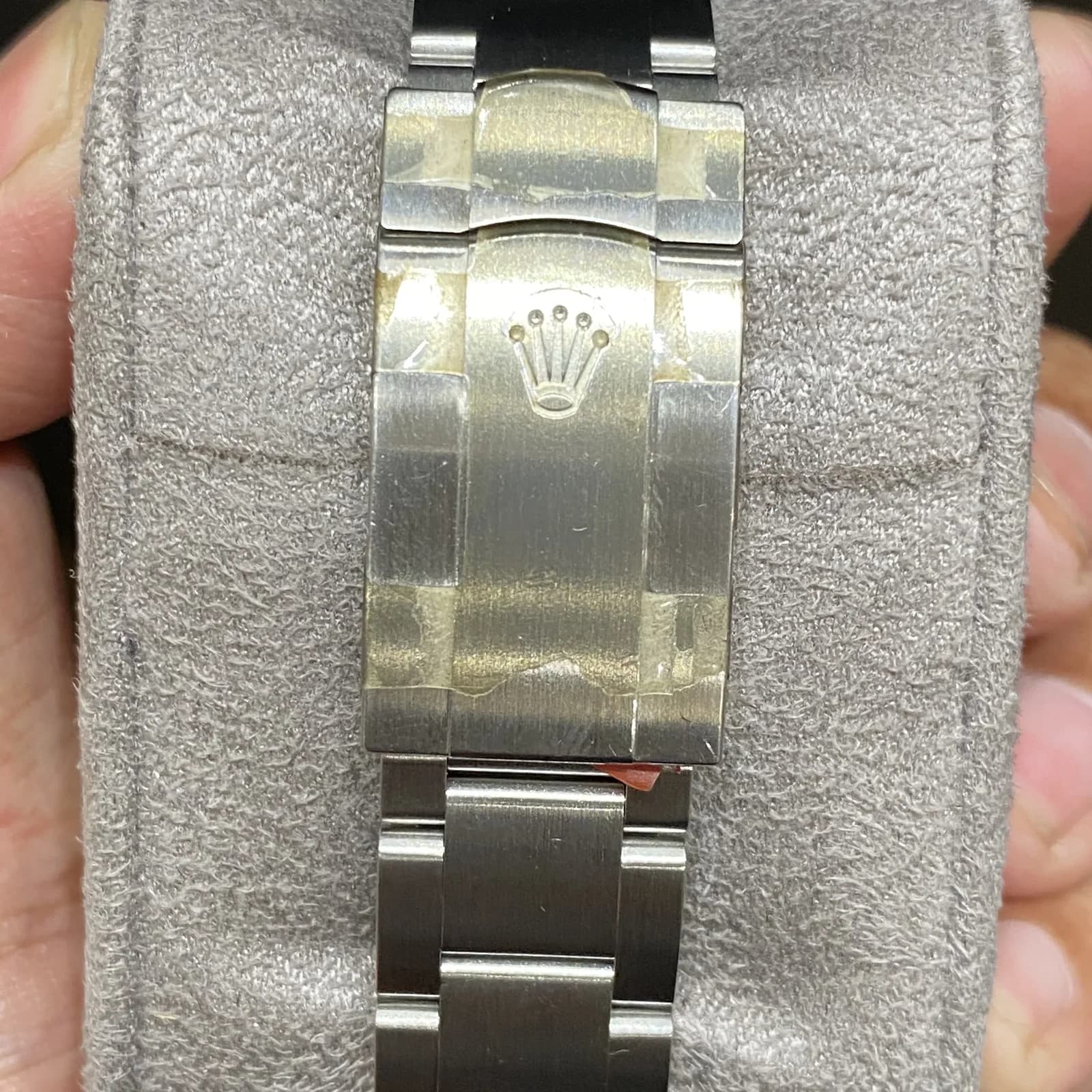 Thumb Oyster Perpetual 41 Stainless Steel / Green