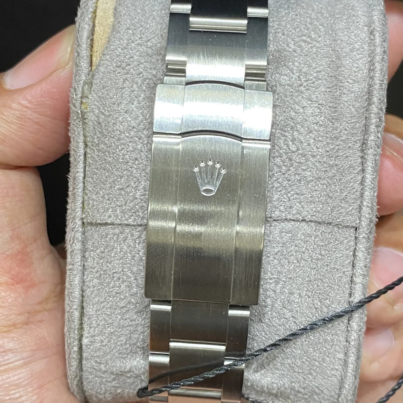 Thumb Oyster Perpetual 41 Stainless Steel / Lavender