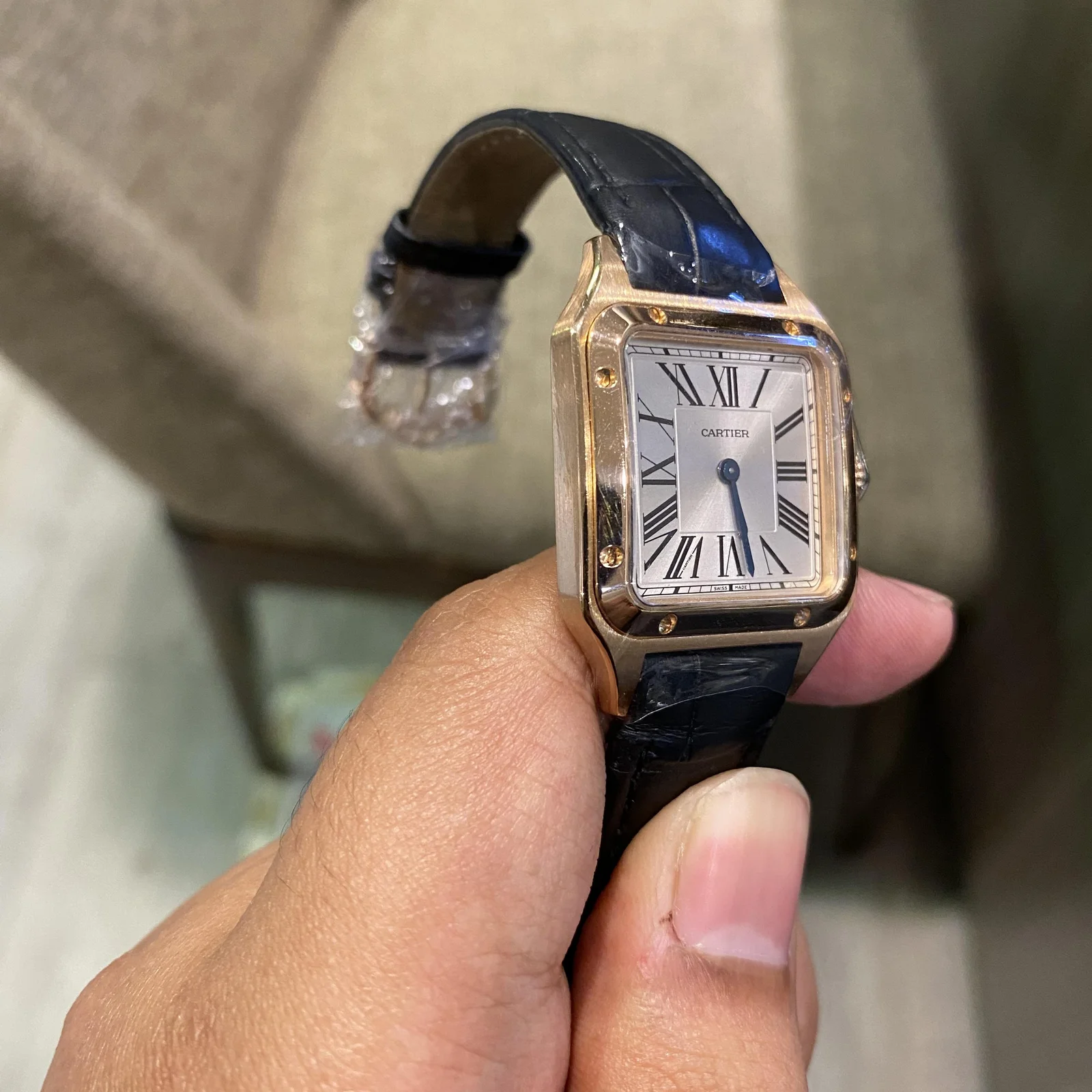 Thumb Santos Medium Rose Gold