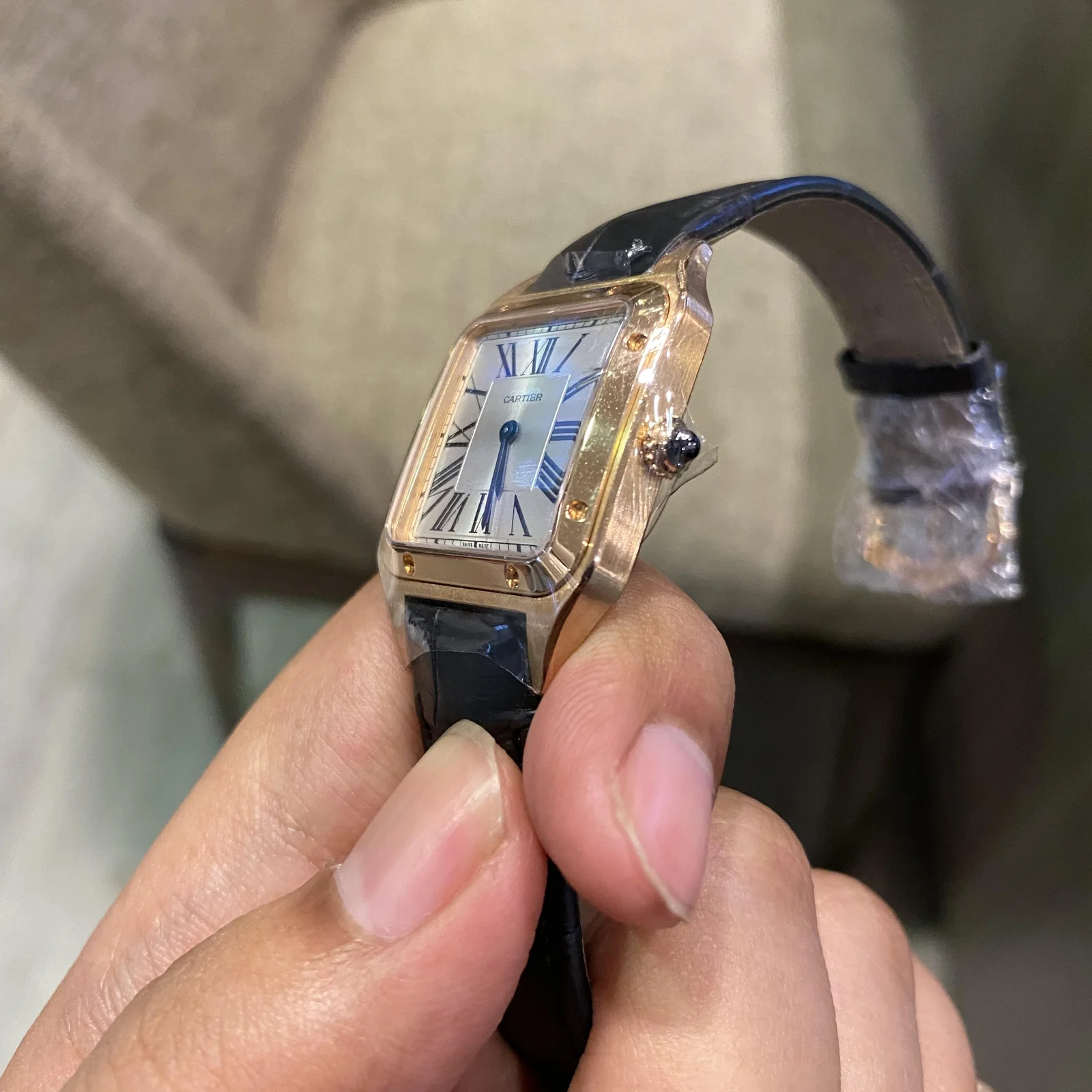 Thumb Santos Medium Rose Gold