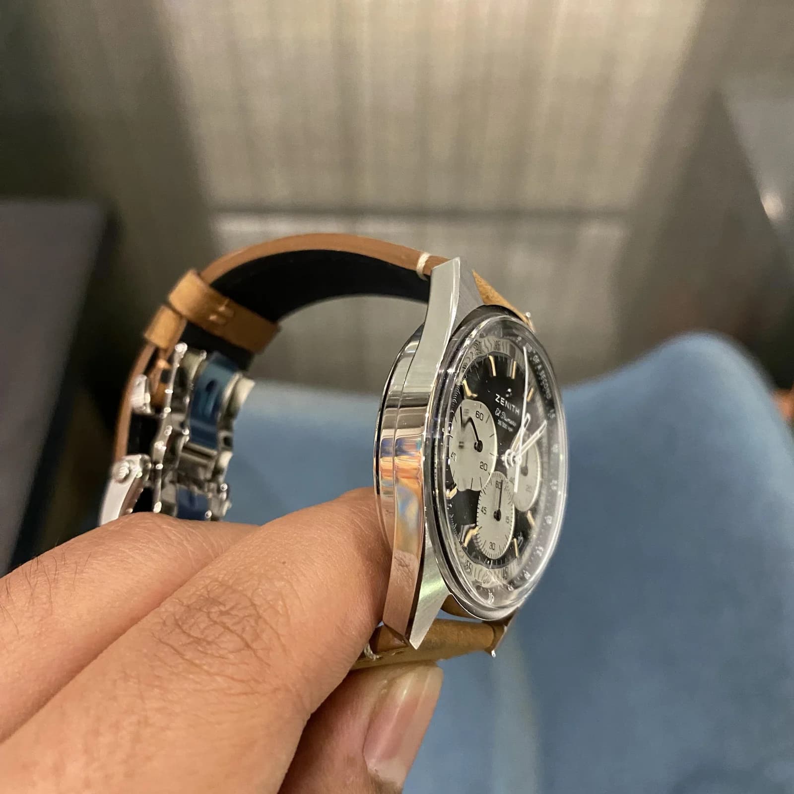 Thumb Chronomaster Original Stainless Steel / Black / Strap