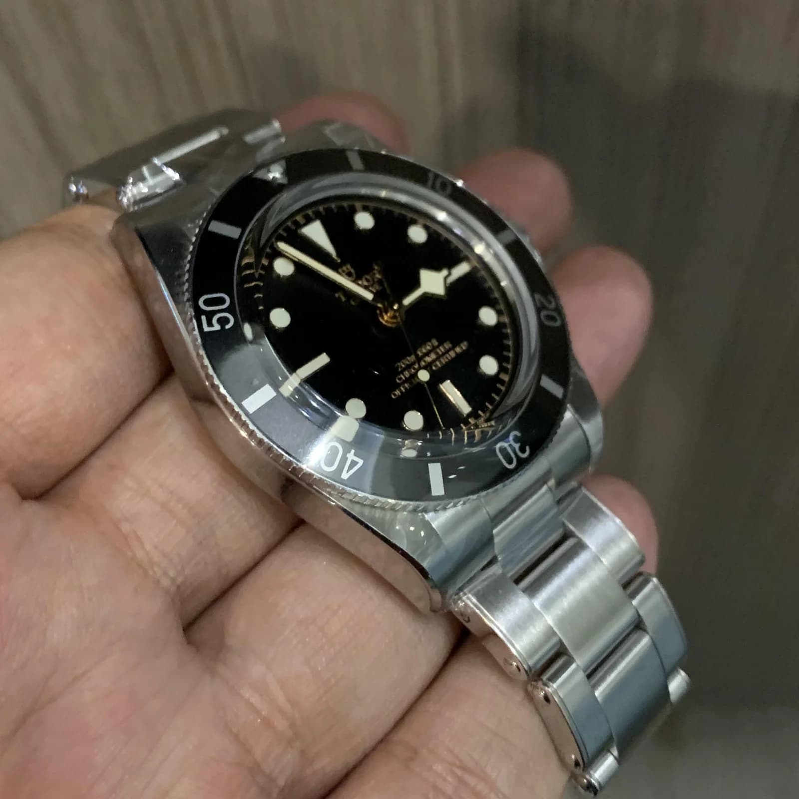 Thumb Black Bay Fifty-Four Stainless Steel / Black / Bracelet