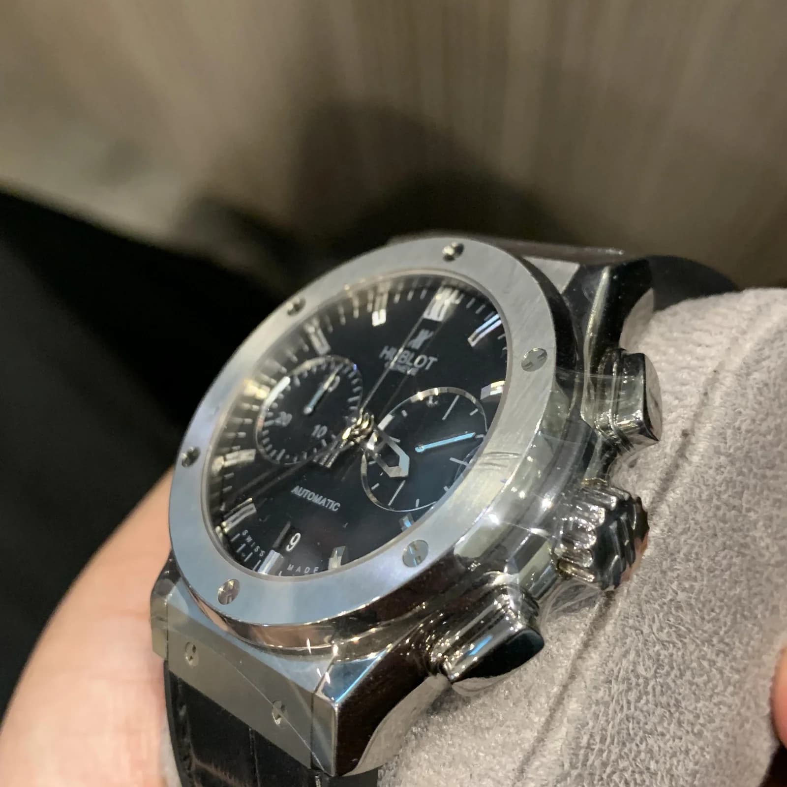 Thumb Classic Fusion 45 Chronograph Titanium / Black / Alligator