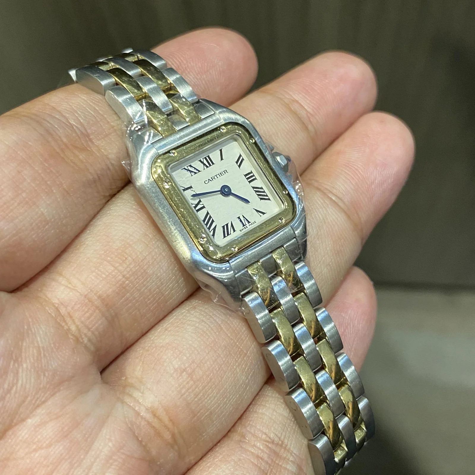 Thumb Panthere Small Quartz Stainless Steel / Gold