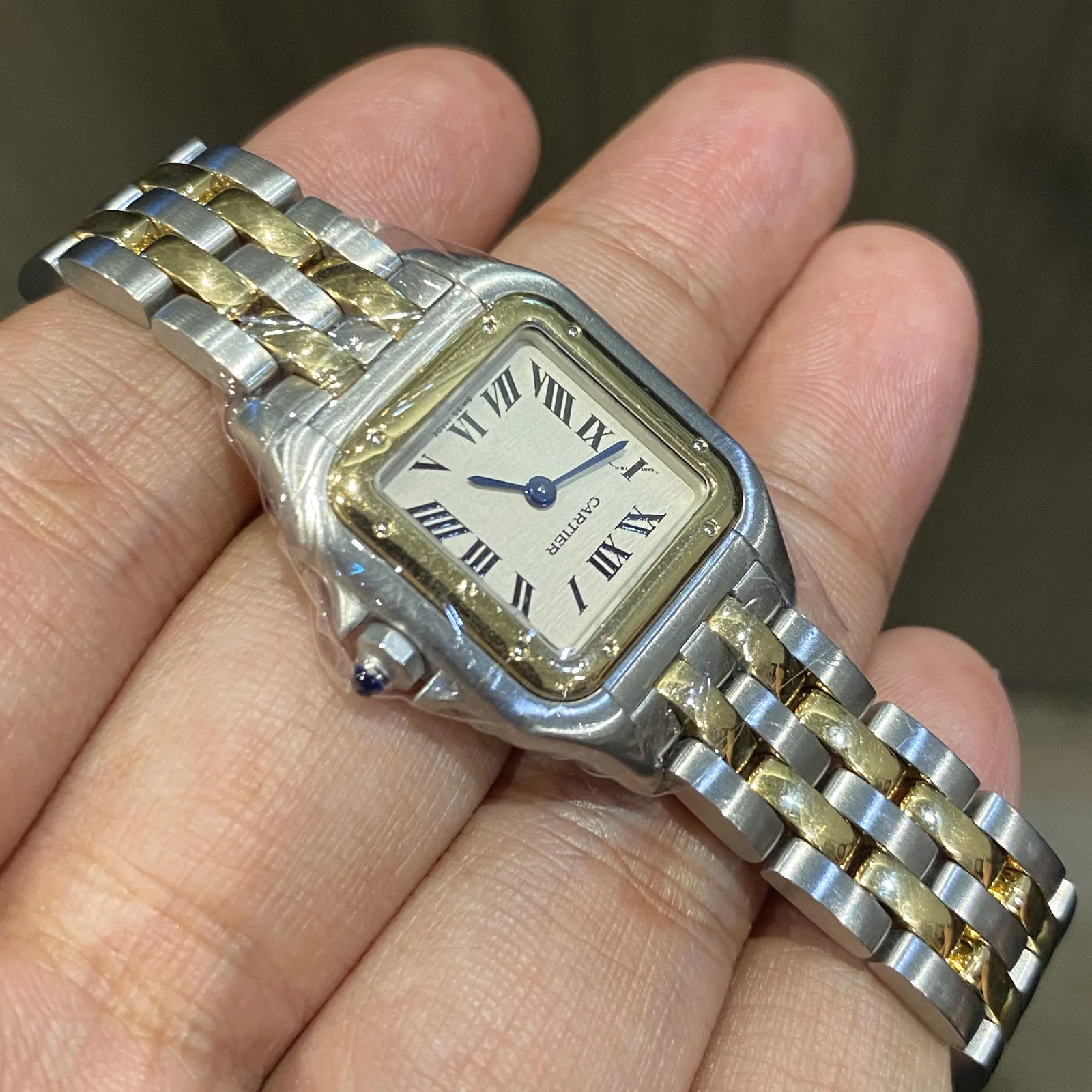 Thumb Panthere Small Quartz Stainless Steel / Gold