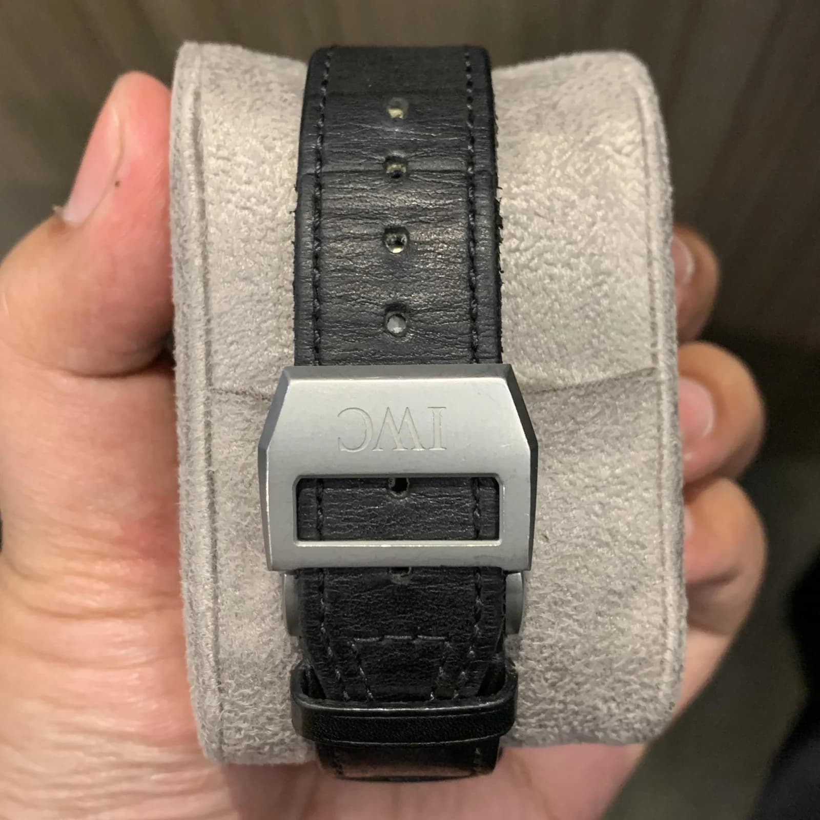 Thumb Pilot's Watch Chronograph 41 Stainless Steel / Black