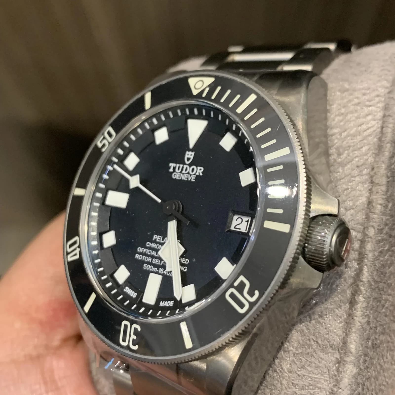 Thumb Pelagos Titanium / Black / Bracelet
