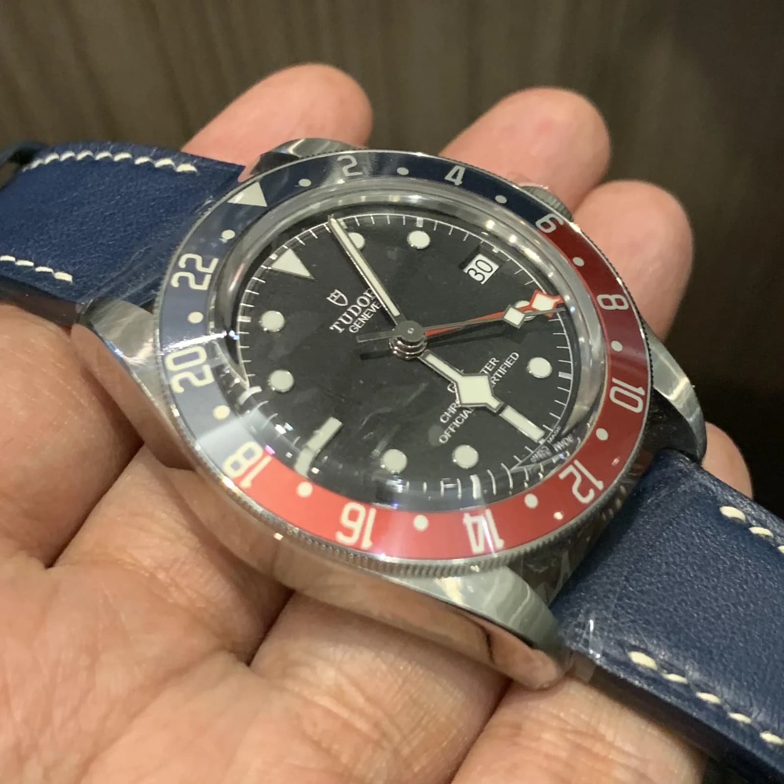Thumb Black Bay GMT Stainless Steel / Black / Pepsi / Fabric