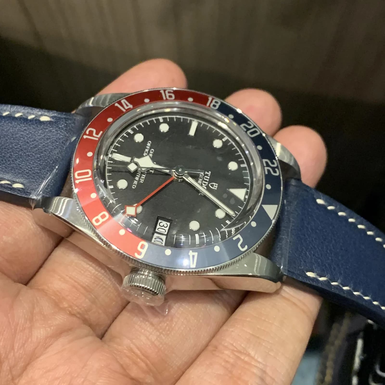 Thumb Black Bay GMT Stainless Steel / Black / Pepsi / Fabric