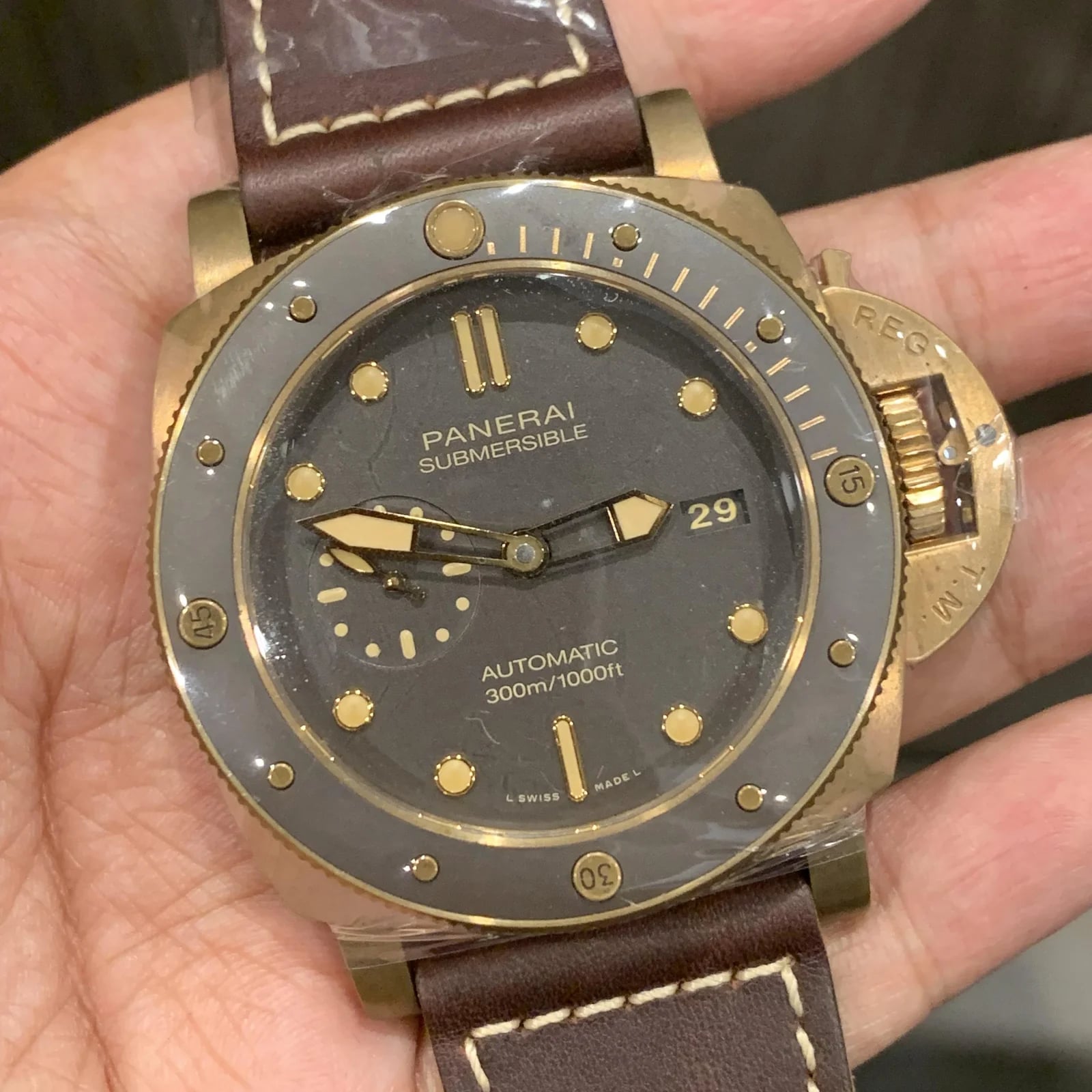 Luminor Submersible 3 Days Automatic Bronzo