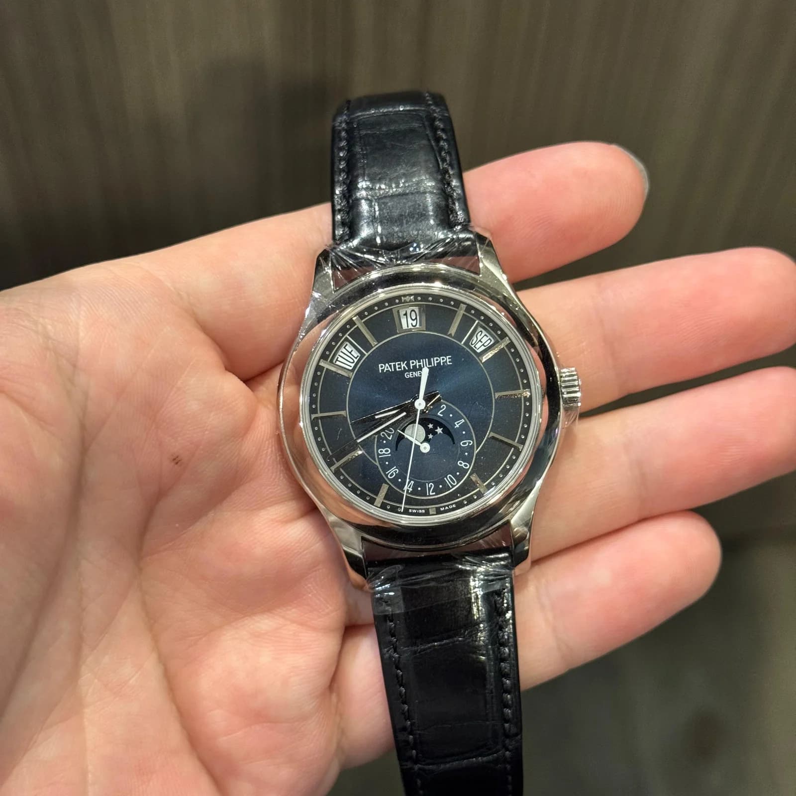Thumb Annual Calendar 5205 White Gold / Blue