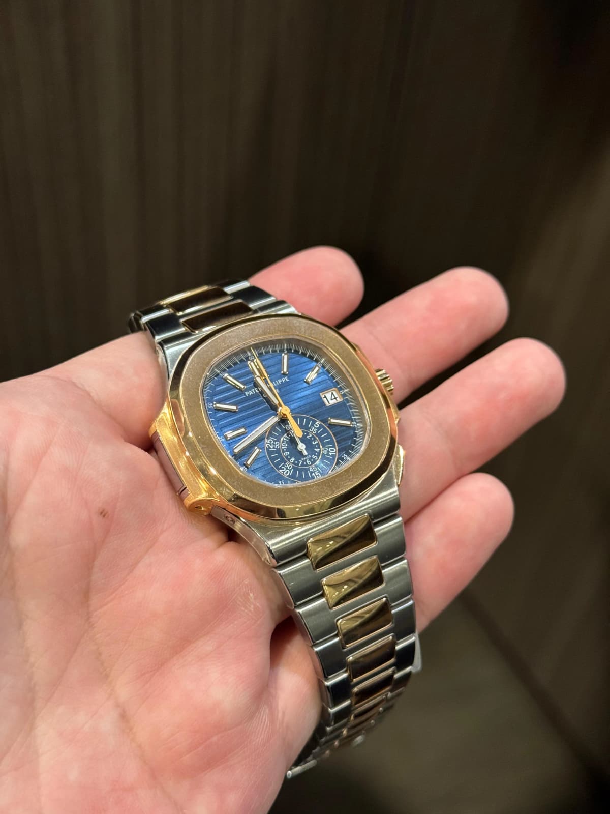 Thumb Nautilus 5980 Stainless Steel / Rose Gold / Blue