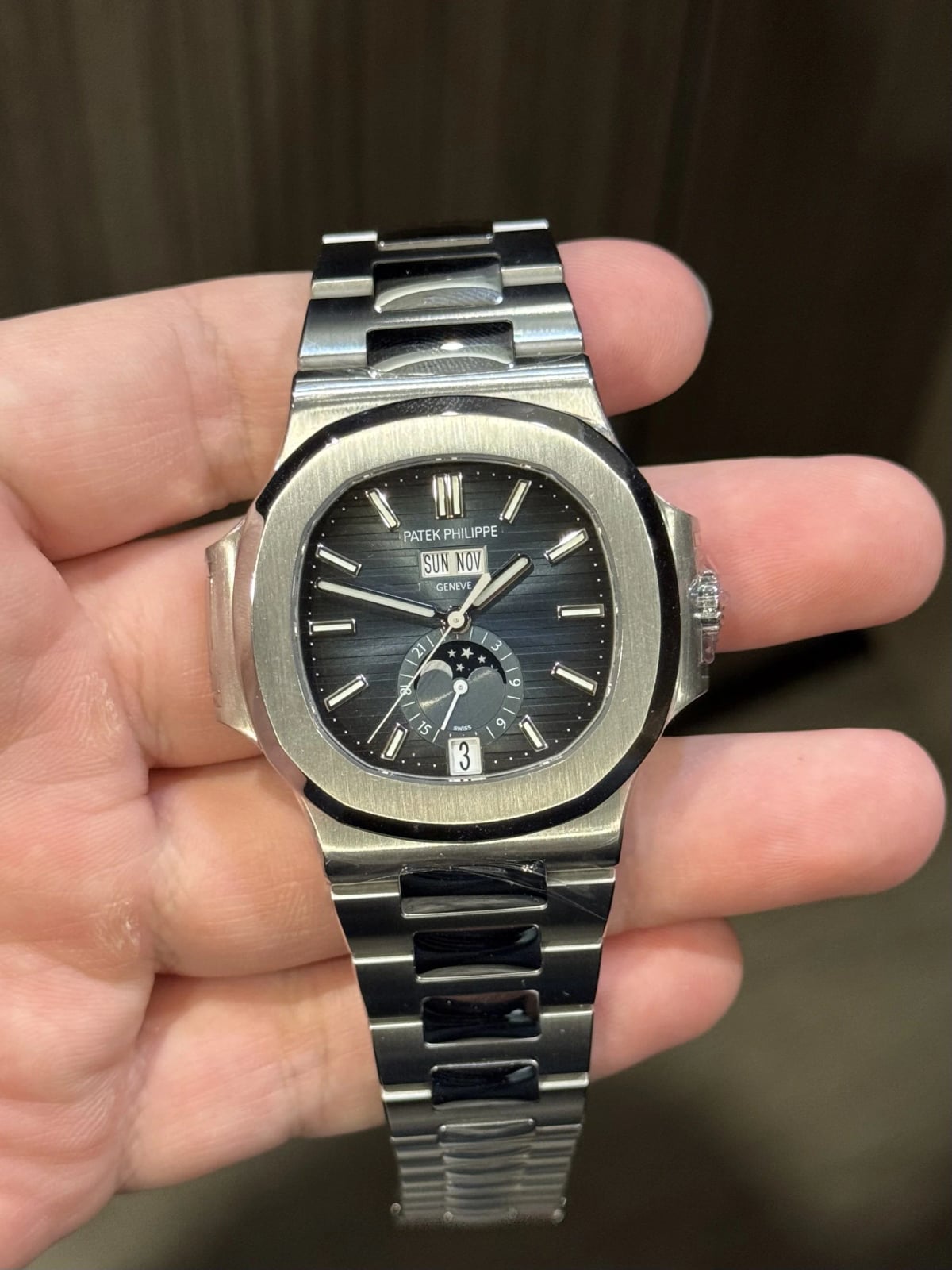 Nautilus 5726 Stainless Steel / Blue