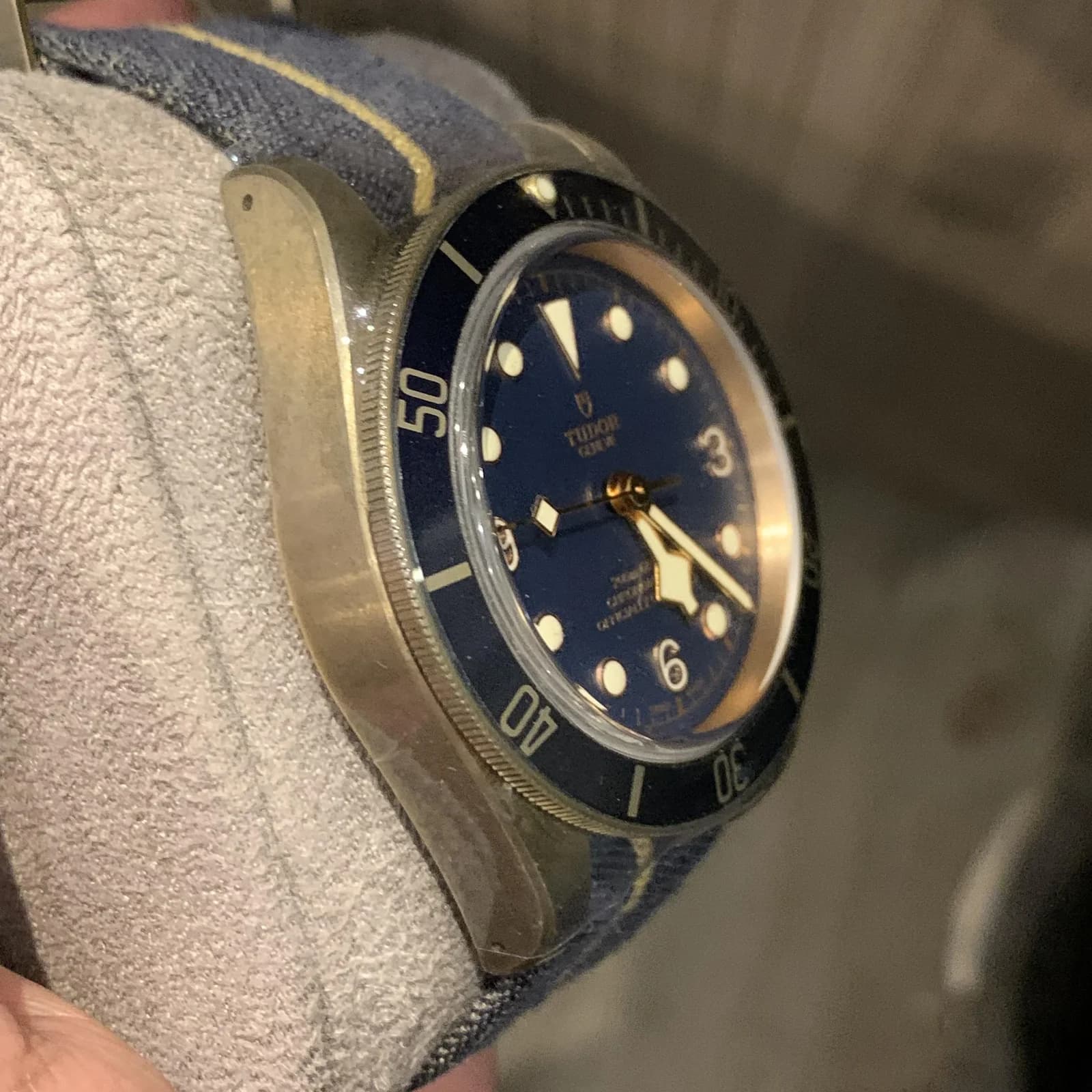 Thumb Heritage Black Bay Bronze / Bucherer Blue / Fabric
