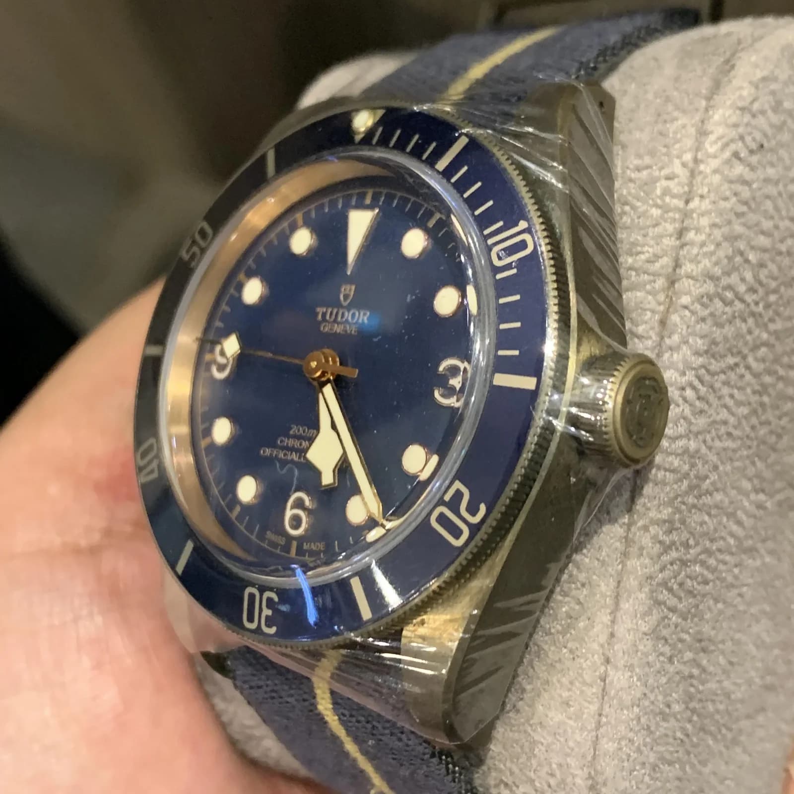 Thumb Heritage Black Bay Bronze / Bucherer Blue / Fabric