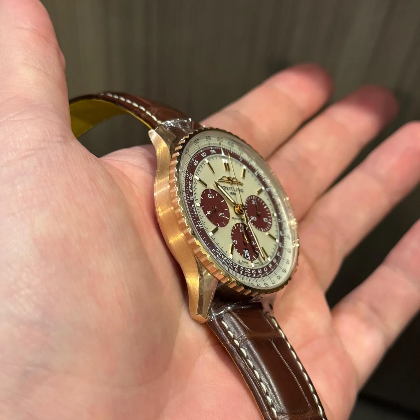 Thumb Navitimer B01 Chronograph 43 The Time Place 25th Anniversary