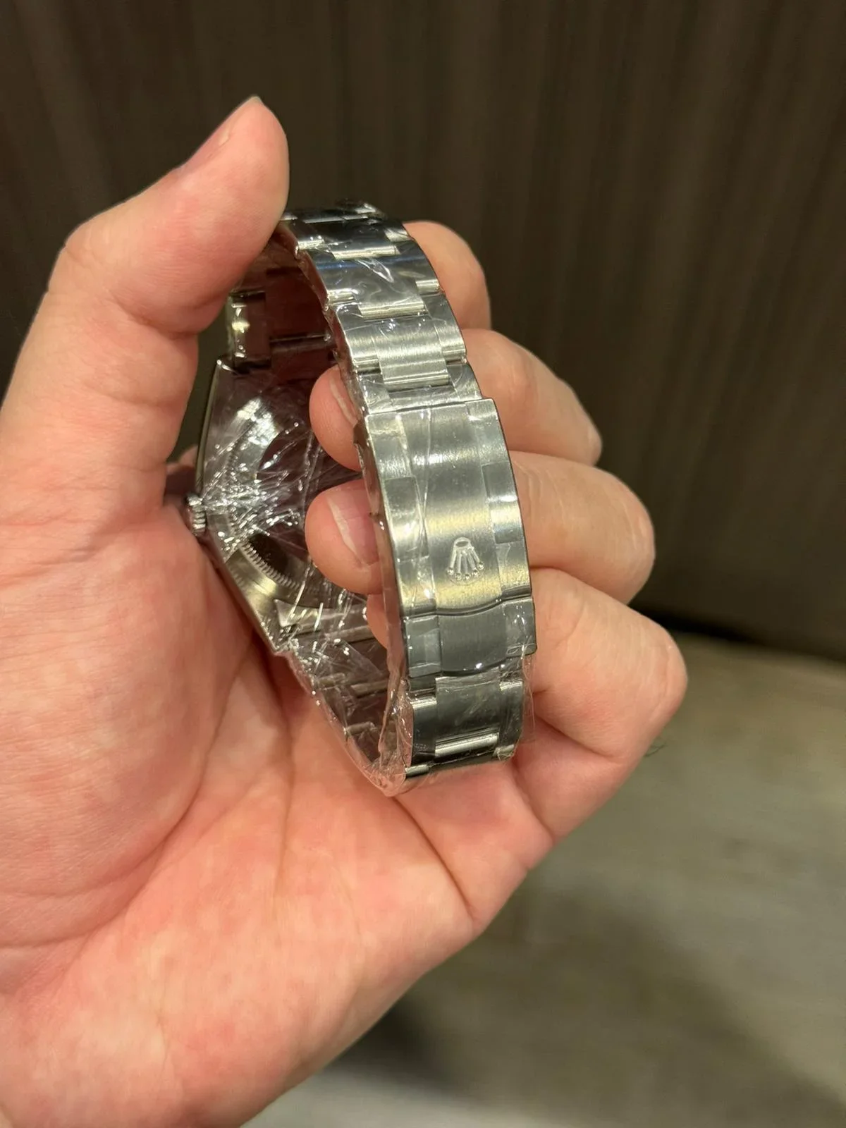 Thumb Oyster Perpetual 36 Stainless Steel / Lavender