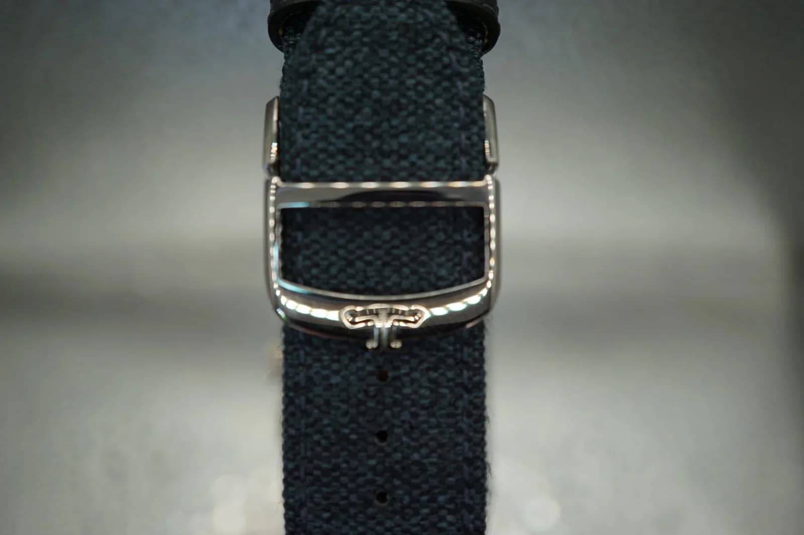 Thumb Reverso Tribute Chronograph Stainless Steel / Blue