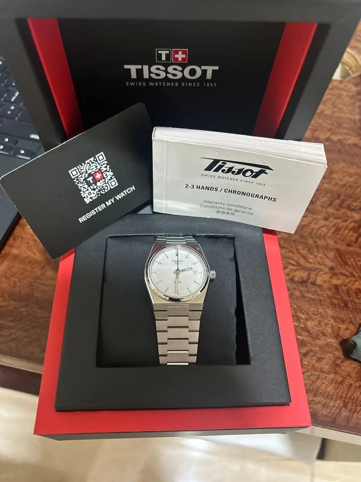 Thumb PRX Quartz 35 Stainless Steel / Silver