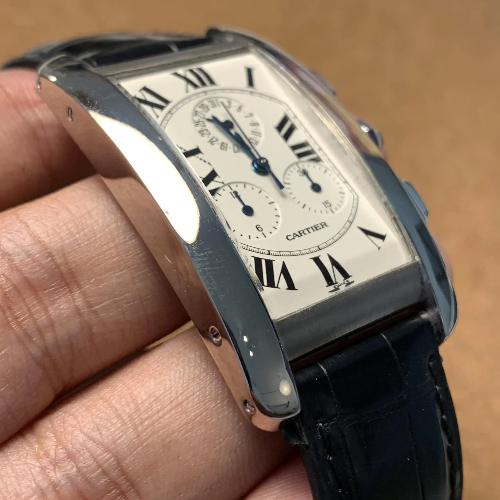 Thumb Tank Americaine Chronograph Quartz White
