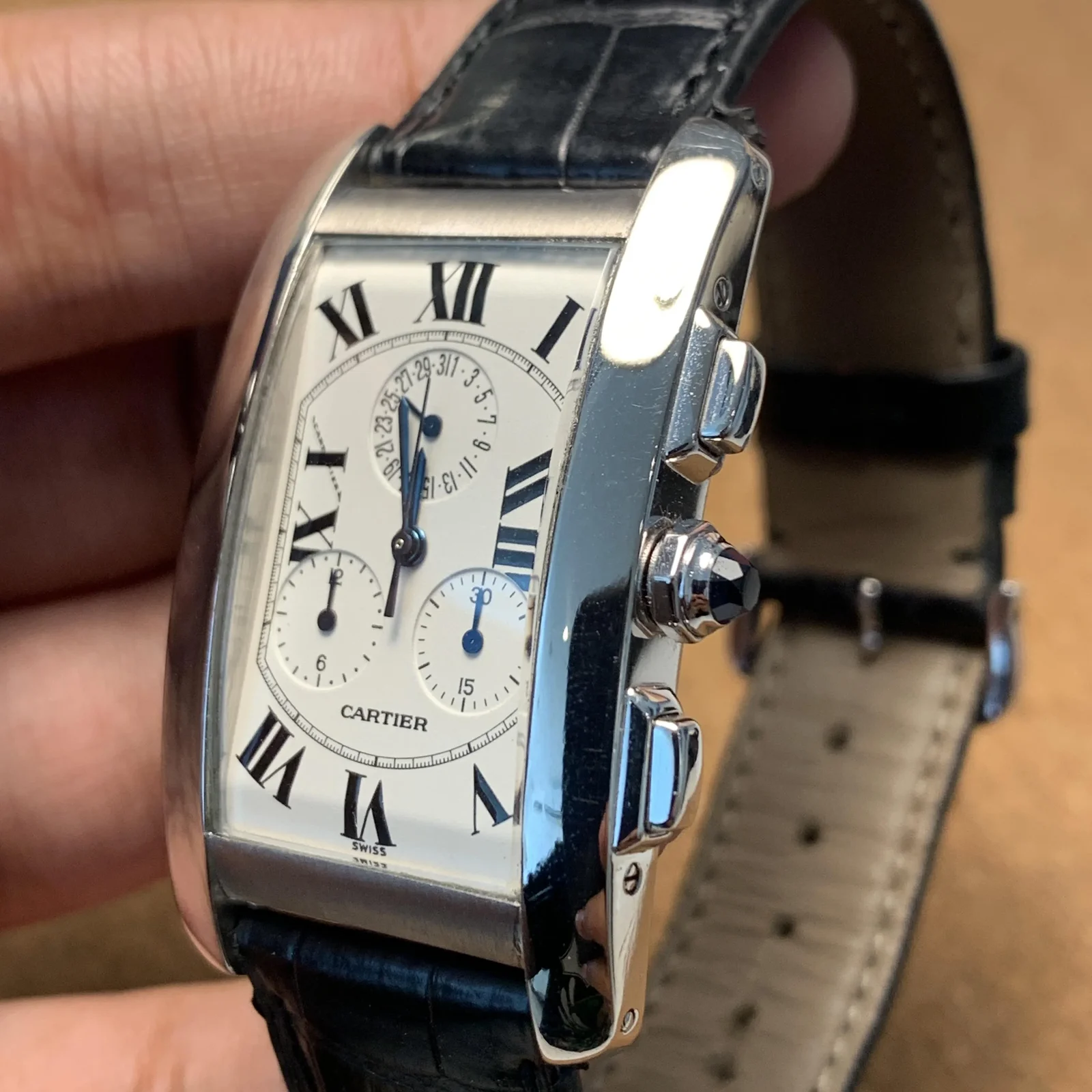 Thumb Tank Americaine Chronograph Quartz White