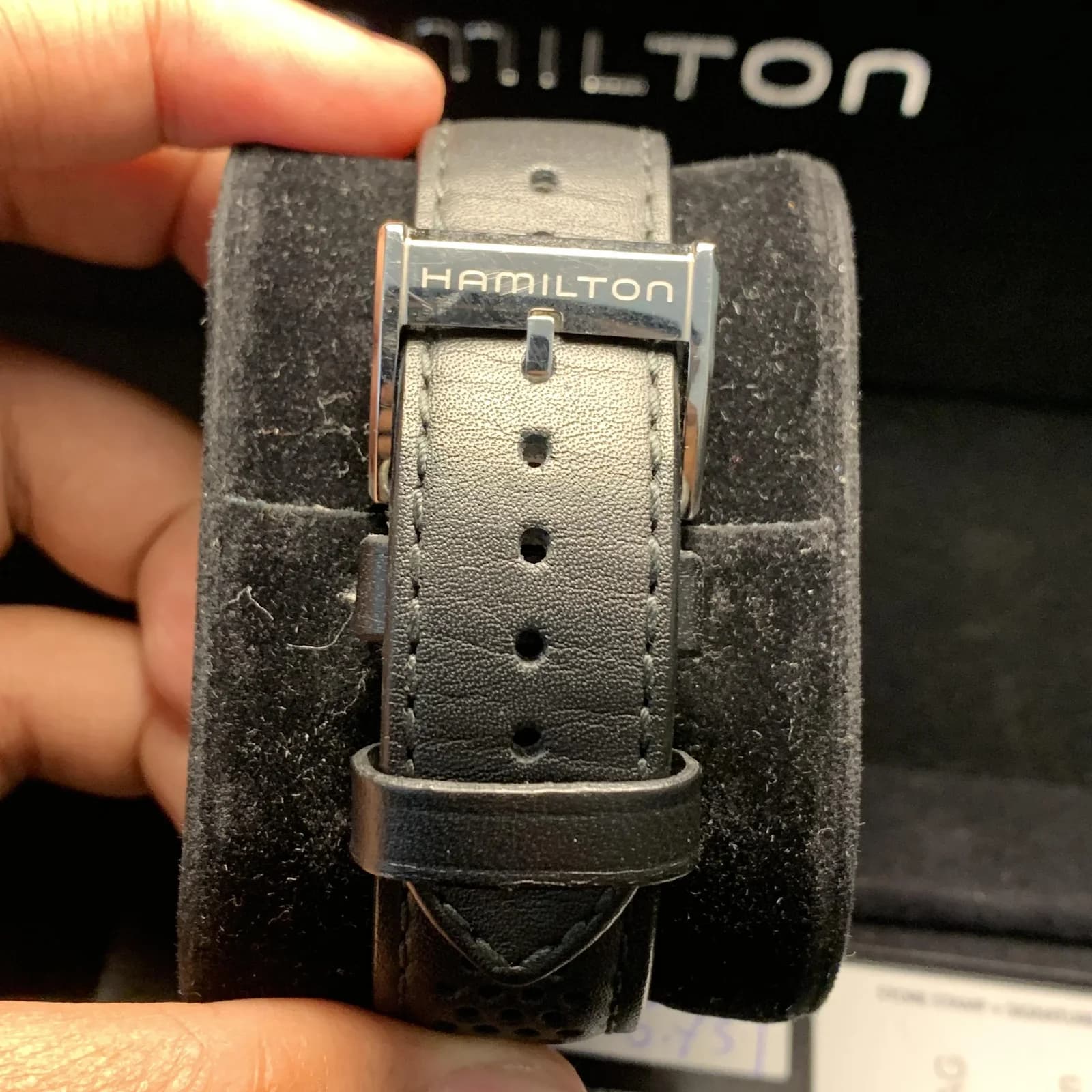 Thumb Intra-Matic 68 Auto Chrono Stainless Steel / Black / Strap