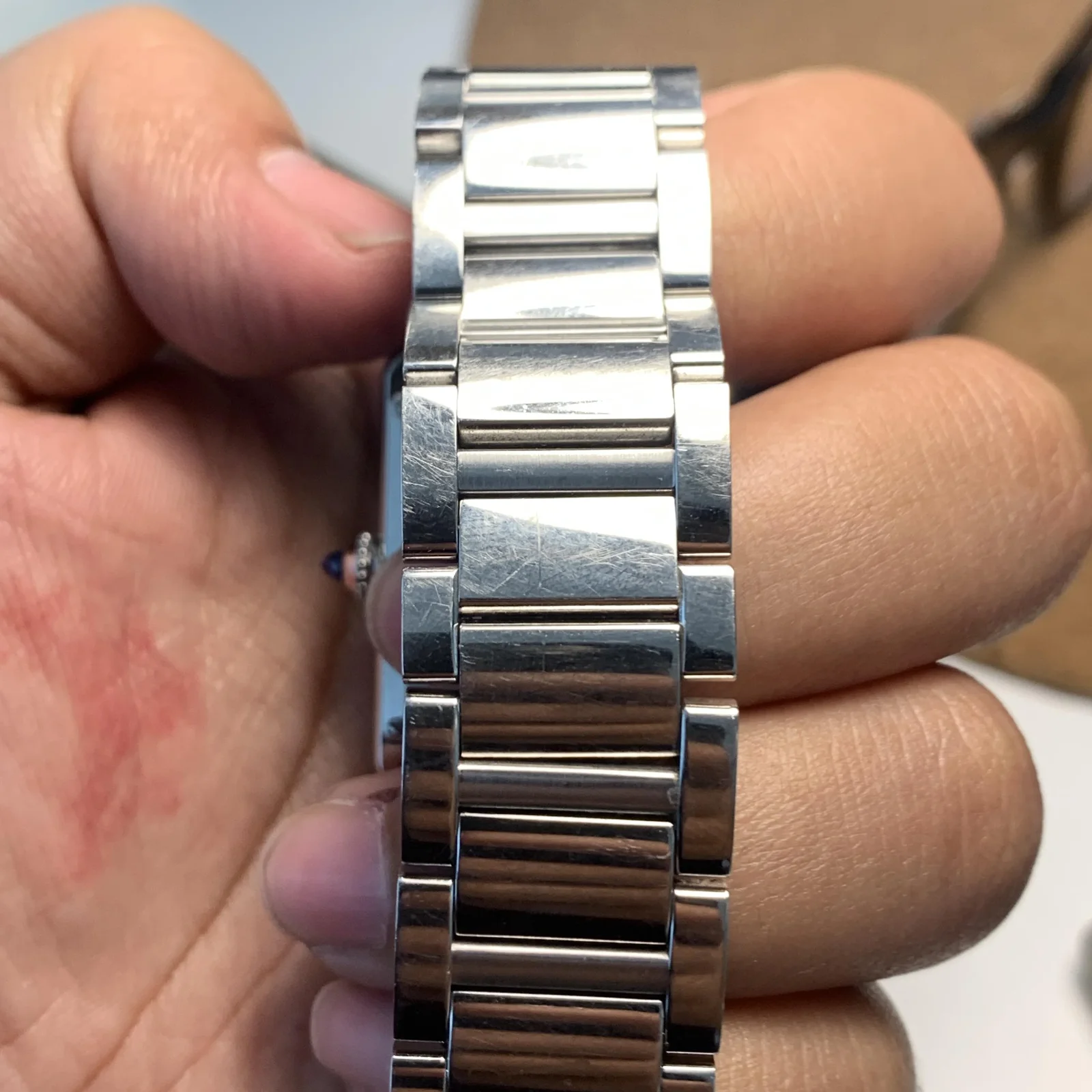 Thumb Tank Must Large Quartz Stainless Steel / Silver / Bracelet