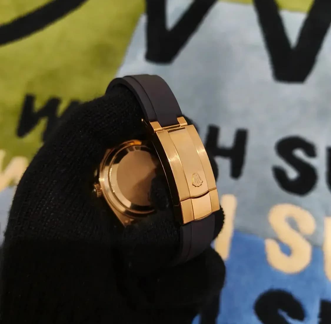Thumb Sky-Dweller Yellow Gold / Champagne / Oysterflex