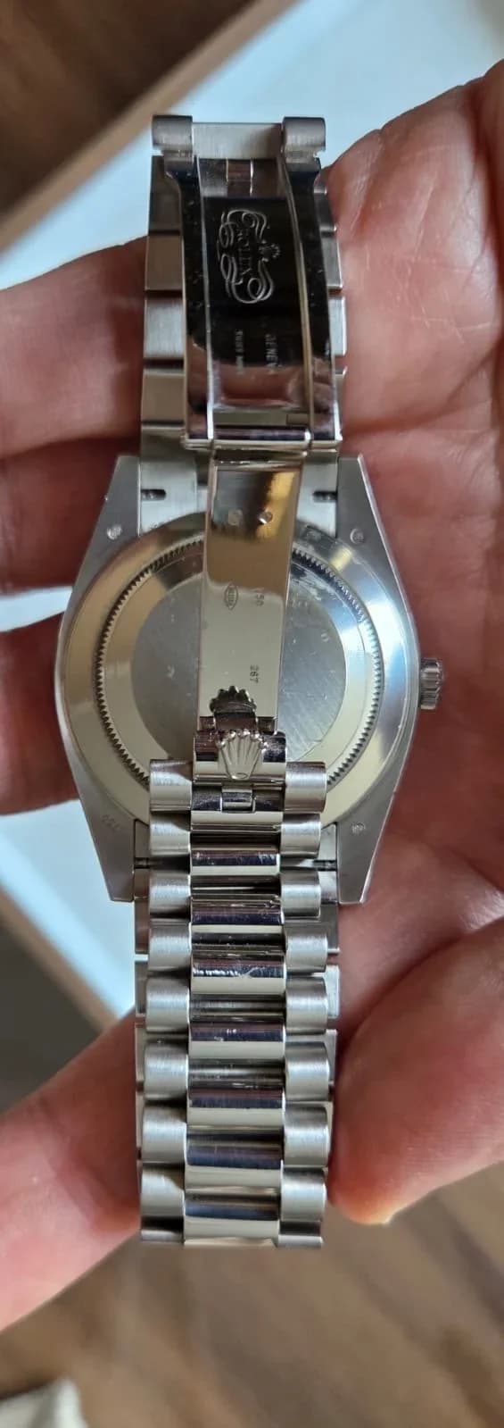 Thumb Day-Date 40 White Gold / Blue - Roman