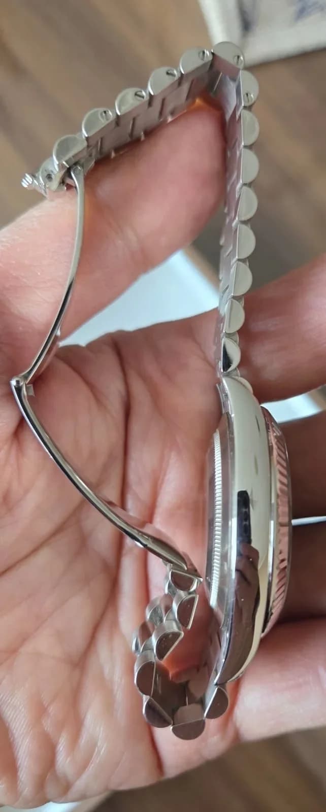 Thumb Day-Date 40 White Gold / Blue - Roman