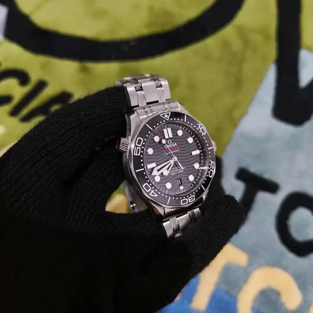 Thumb Seamaster Diver 300M Master Co-Axial 42 Stainless Steel / Black / Bracelet